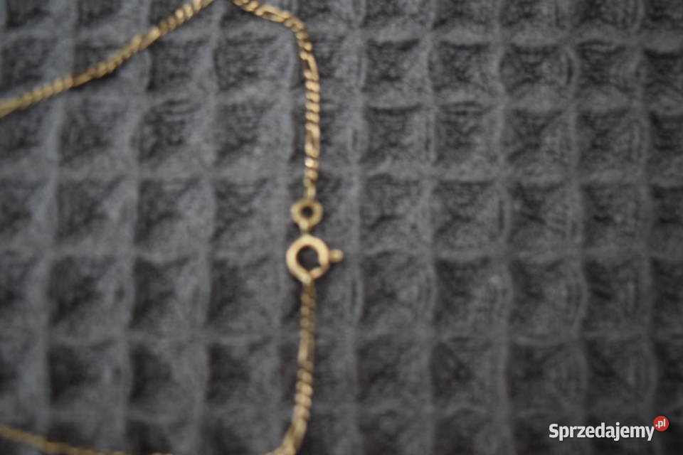 Złoty Łańcuszek z Zawieszką Dł50 Próba Olsztyn