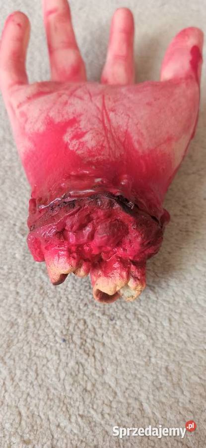 Sztuczna gumowa ręka kawał prank Białystok