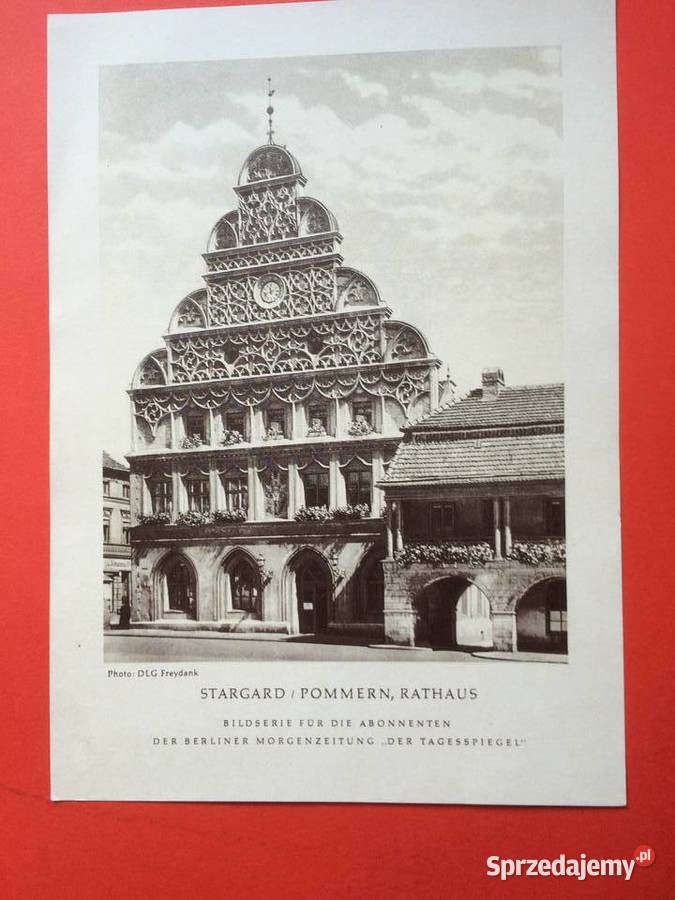 2575 Niemieckia Ilustracja Stargard zachodniopomorskie Szczecin