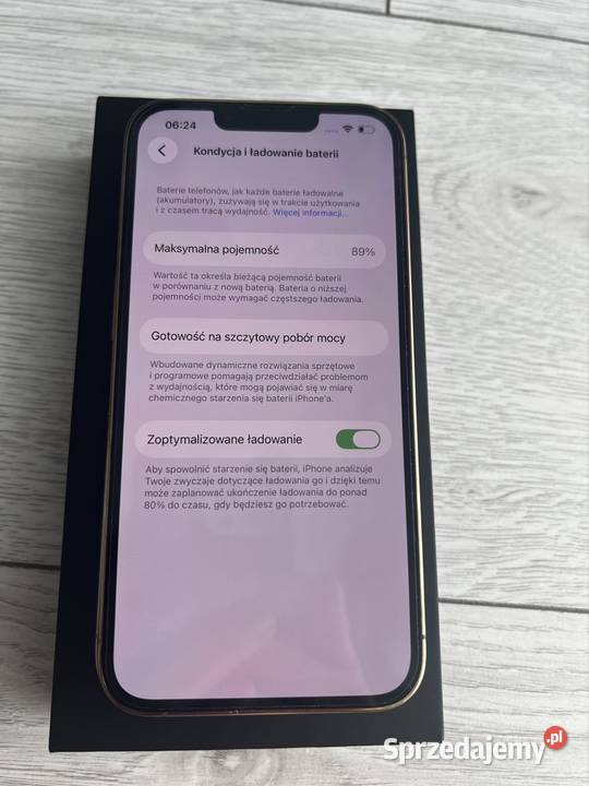 iPhone 13 Pro 128Gb Bateria 89 Piękny złoty Apple / iPhone Jastrzębie-Zdrój