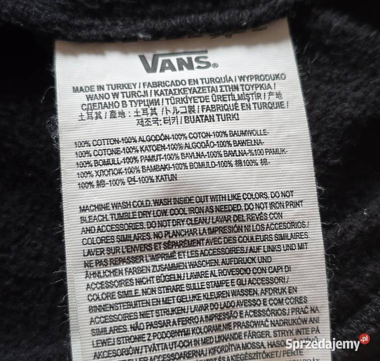 Bluza Vans Checkerboard Zip Hoodie M Oversize Moda i Styl Gdańsk