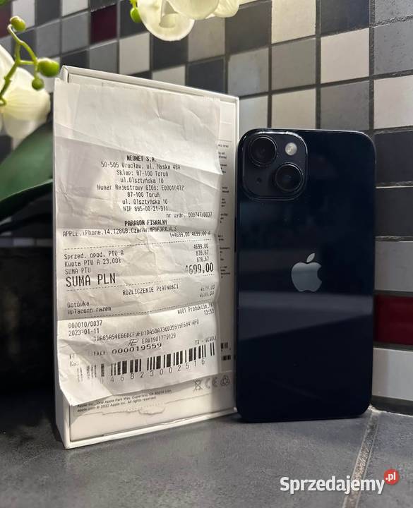 iPhone 14 6128 GB czarny super stan Zakopane