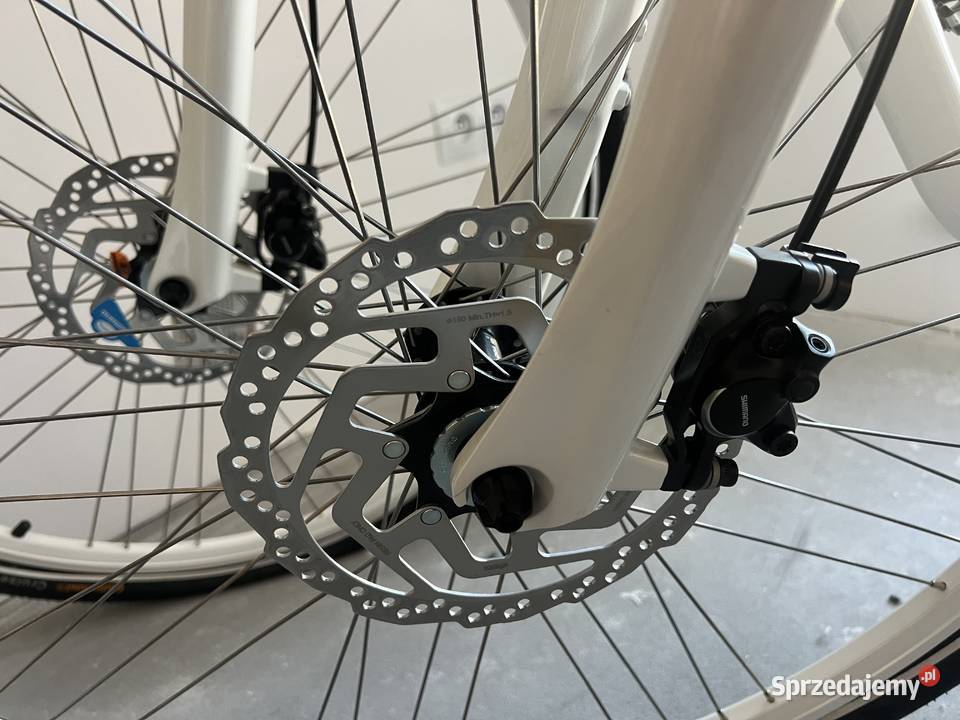 Dwa rowery Giant crossowe białe komplet his hers Sport i Wypoczynek sprzedam