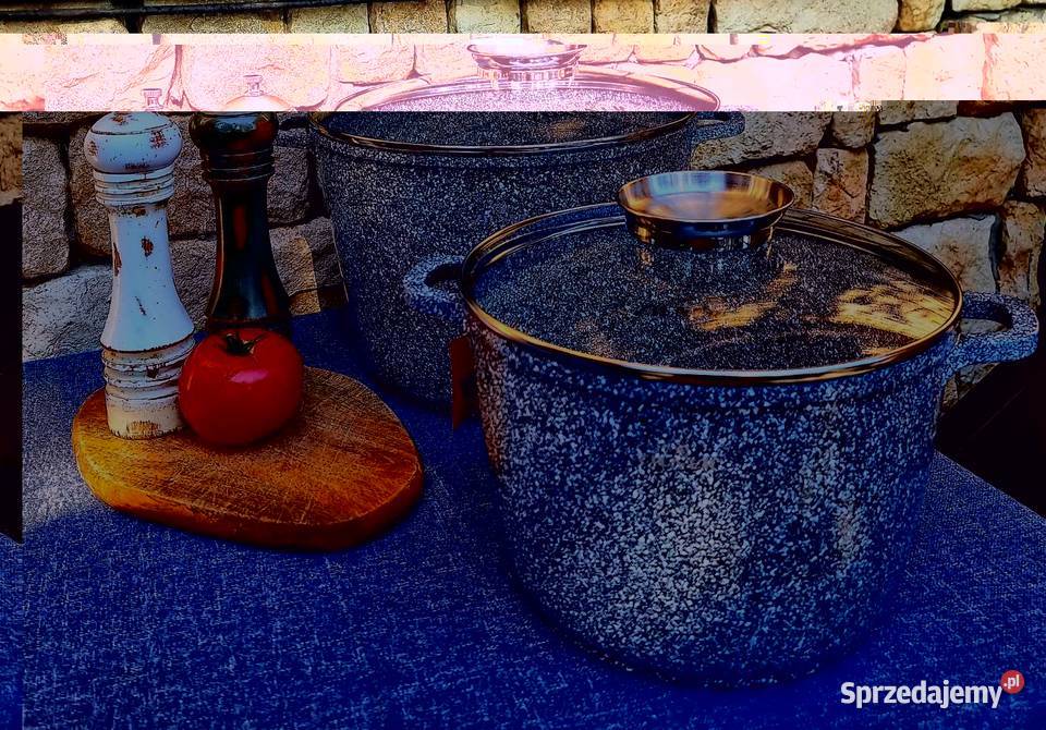 Garnki marmur rosołowe Garnki i szybkowary Łódź