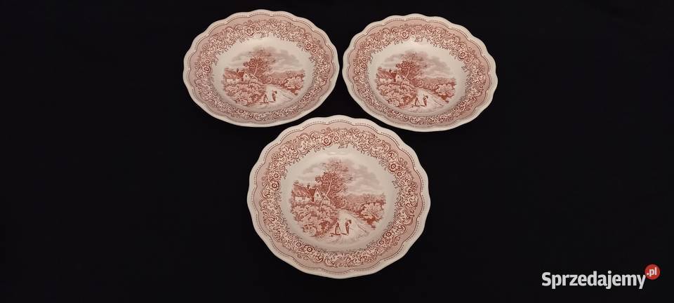 Talerz włoski Swiss Landscape Porcelana i szkło lubelskie Chełm sprzedam
