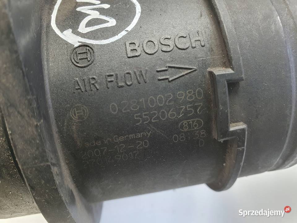 PRZEPŁYWOMIERZ Fiat Doblo II 13 JTD MJET Rudka