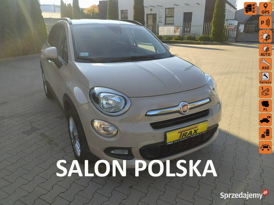 Fiat 500x 1.6 E-Torg 110KM,Krajowy,Pierwszy właściciel