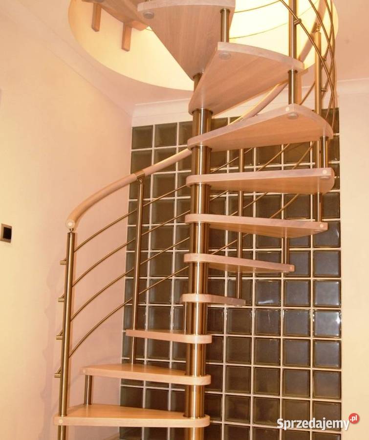 Schody spiralne DUDA model Venecja vertical 04 Kościan