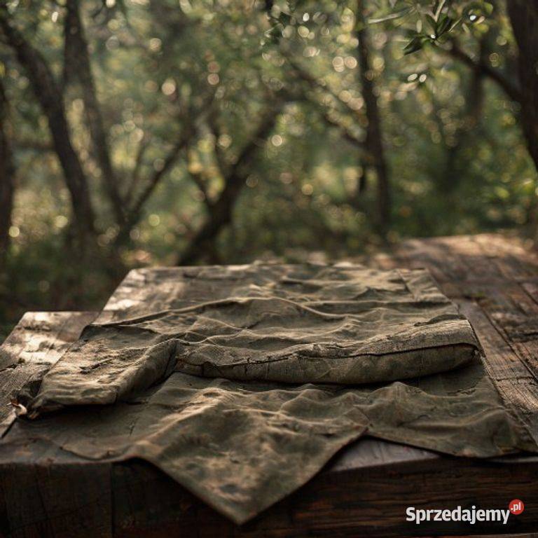 Wojskowa płachta namiotowa brezentowa tarp wielkopolskie Kalisz