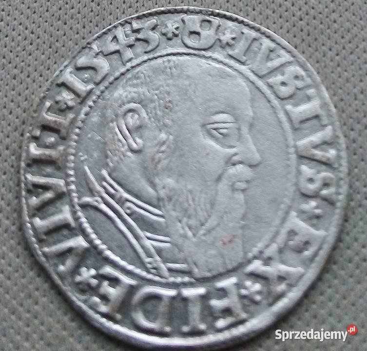 PRUSYGROSZ PRUSKI 1543 r SREBRO ALBERT Legionowo