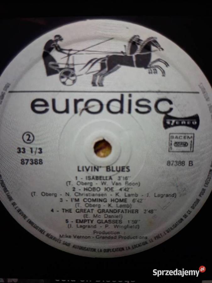Białe kruki na czarnym winylu LIVIN BLUES Livin rock Płyty i kasety