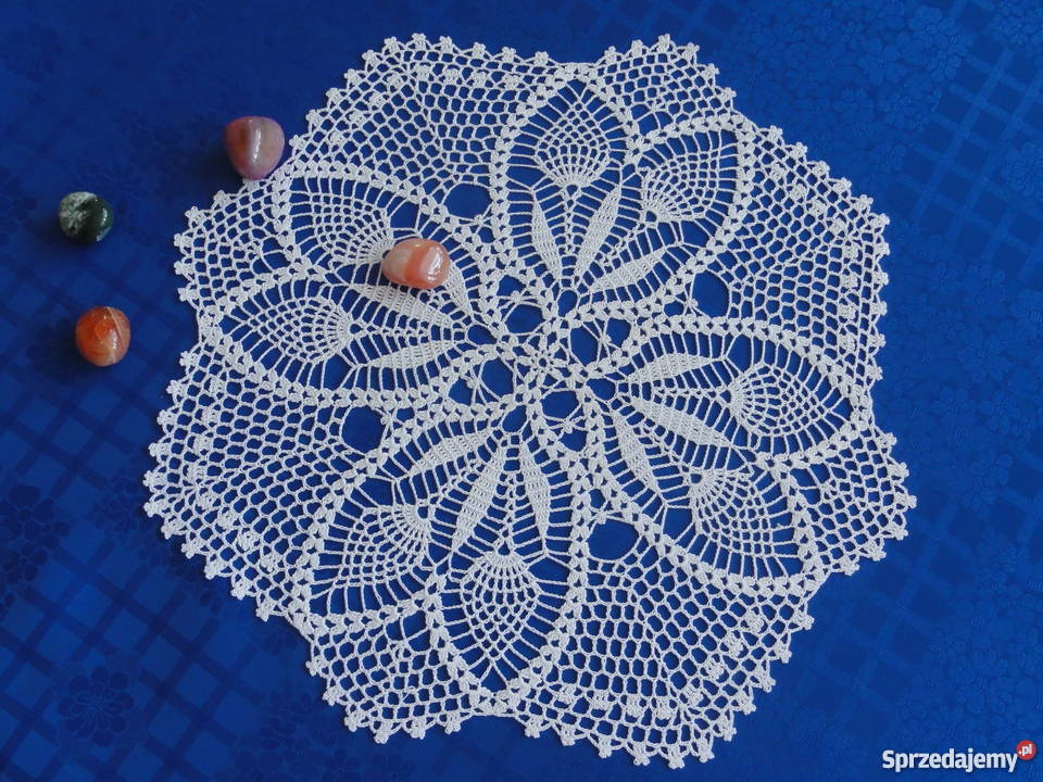 Serwetki na szydełku rękodzieło ręcznie robione lubelskie Lublin