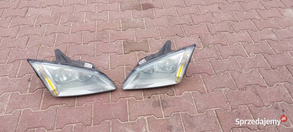 Lampy przód lewa prawa oryginalne Ford Focus Mk lampy przednie Szczecin sprzedam