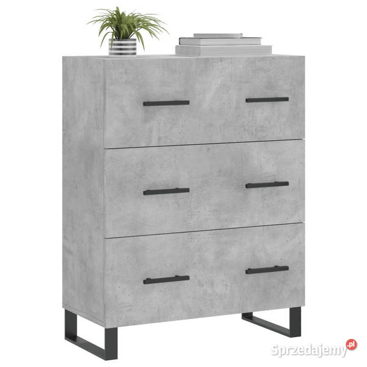 Szafka szarość betonu 695x34x90 materiał Warszawa