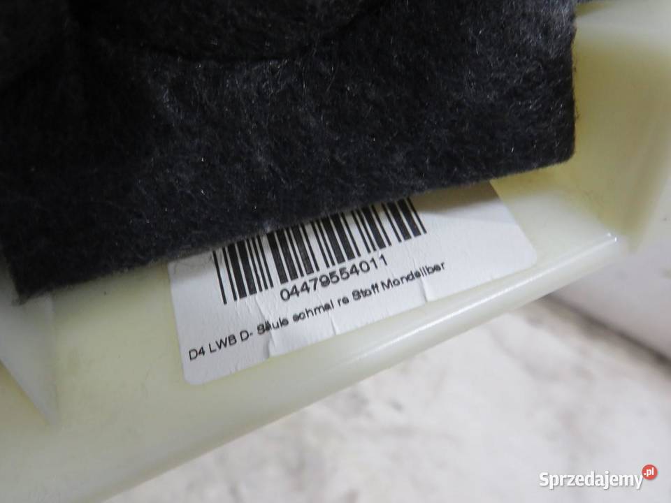 OSŁONA SŁUPKA PRAWY TYŁ AUDI A8 D4 4H4867242