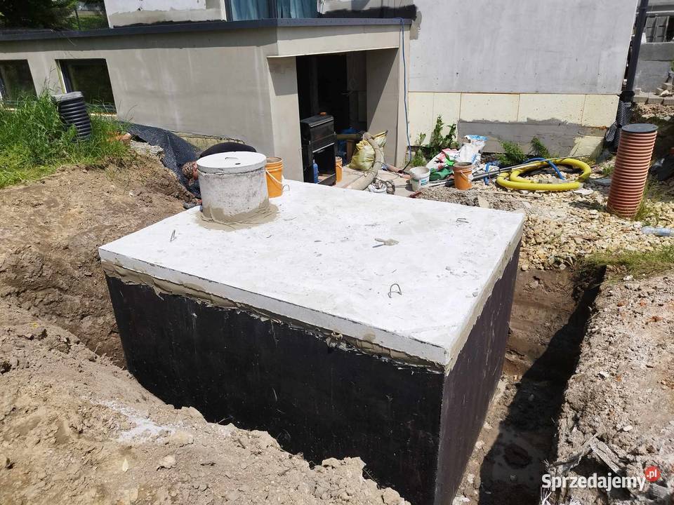 Zbiorniki betonowe piwnice Schrony Warszawa
