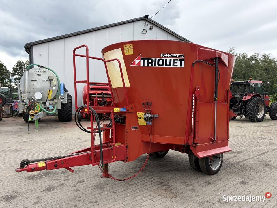 Wóz paszowy 8m3 paszowóz Trioliet Solomix 800 nieuszkodzony Myszyniec