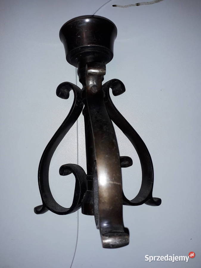 Mosiezny swiecznik ciężki Warszawa sprzedam