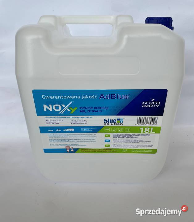 AdBlue płyn Noxy dodatek roztwór mocznika 18L sprzedam