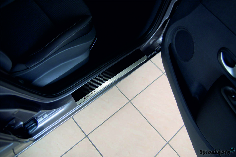 Nakładki progowe listwy ochronne progi Peugeot 206 carbon