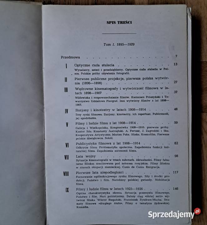 Historia filmu polskiego Tom I Poradniki, albumy i reportaże Warszawa