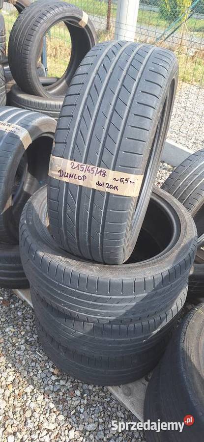 215 45 R18 Dunlop 4 lato PROMOCJA 18cale Gliwice sprzedam