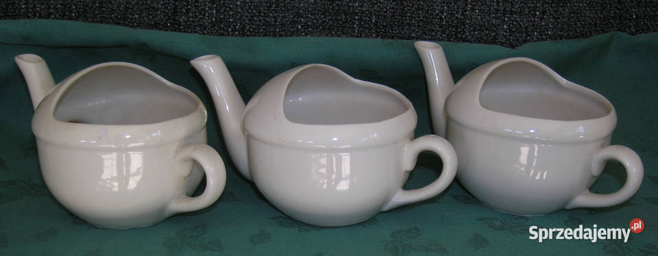 poidełka kubki chorych ceramiczne Chodzież PRLD dolnośląskie Bartków