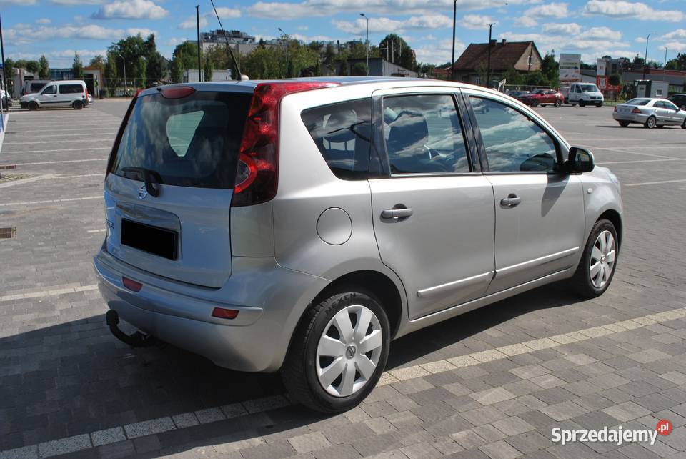 Nissan Note 16 benzyna 110 Automat Klima Hak isofix małopolskie Nowy Sącz