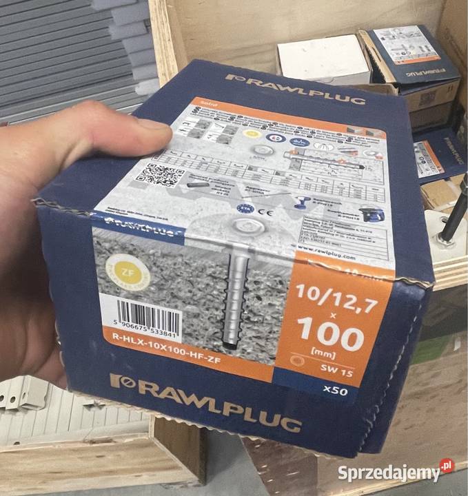 RAWLPLUG Wkrety śruby do betonu Ocynk HEX RXLX Remont i budowa Wrocław