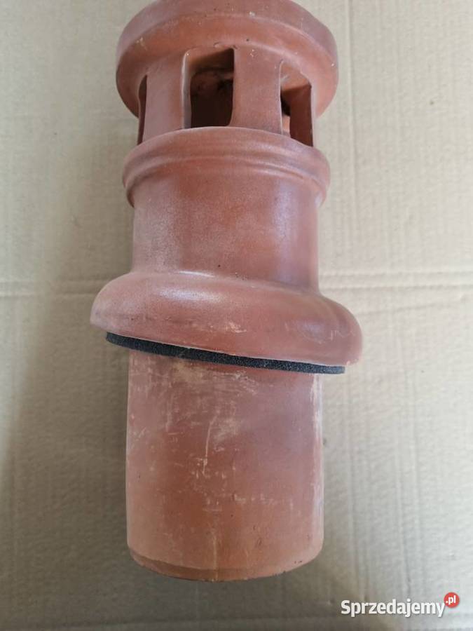 Kominek wentylacyjny 10 ceramiczny miedziany Elbląg