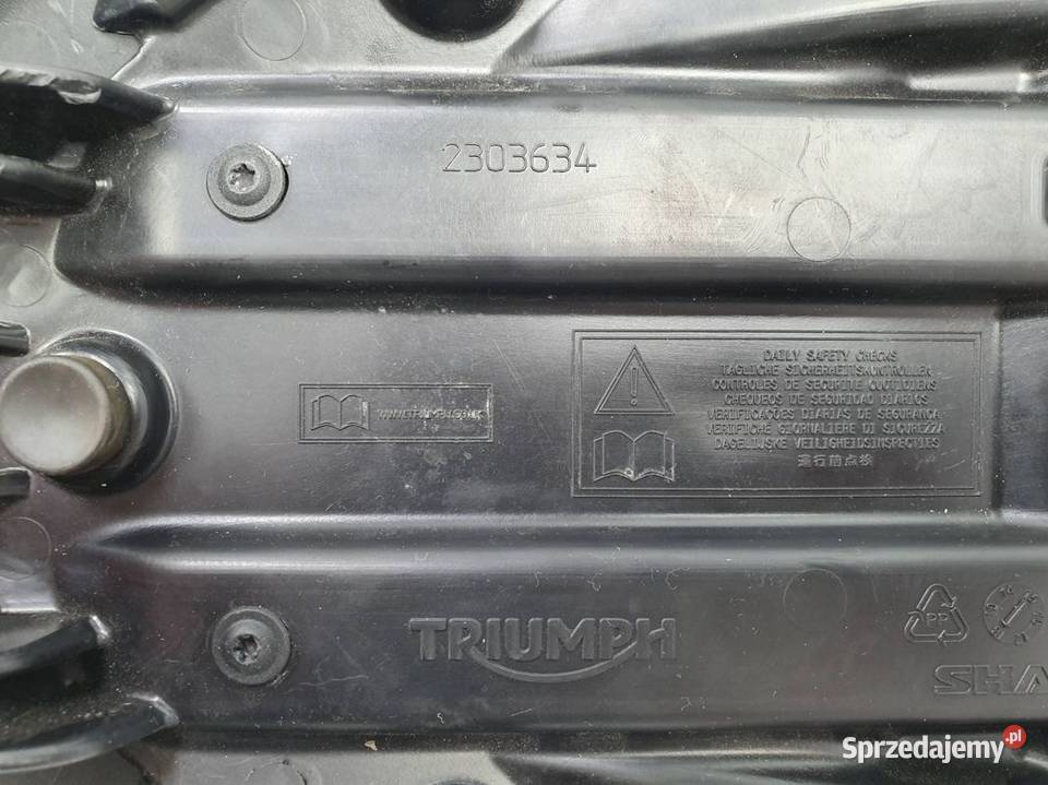ZADUPEK OGON MOTOCYKL TRIUMPH SPEED TRIPLE 1050 Lipno