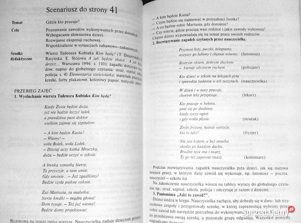 Elementarz Przewodnik metodyczny E Gajda I