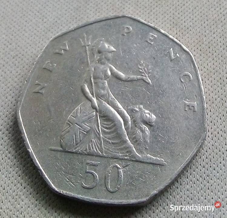 WIELKA BRYTANIA50 PENCE1981 r Legionowo