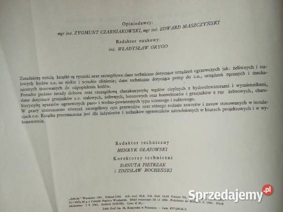 Urządzenia ogrzewcze zbiór danych technika, nauki techniczne Łódź