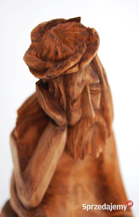 Jezus Chrystus frasobliwy rzeźba drewniana lubelskie Lublin sprzedam