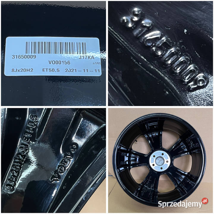 Felgi 20 Volvo XC40 31650009 8Jx20 ET505 5x108 Samochodowe Gostyń