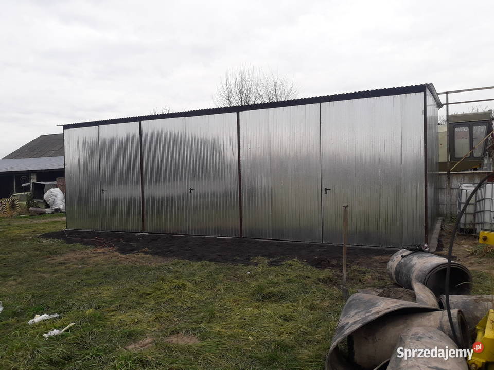 Garaż blaszany 8x6 Hala Garaże Blaszane Wiaty Złotoryja