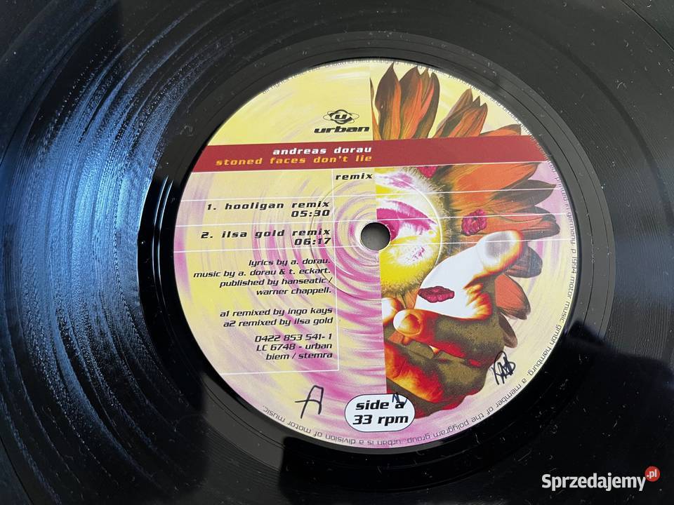 Andreas Dorau Stoned Faces Dont Lie Remixes Hard płyta winylowa Błażejowice