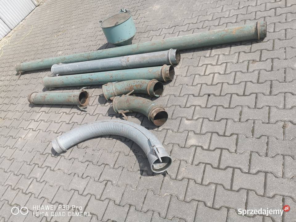 Dmuchawa do zboża Tornado 75 kW z podajnikiem Huta-Dąbrowa