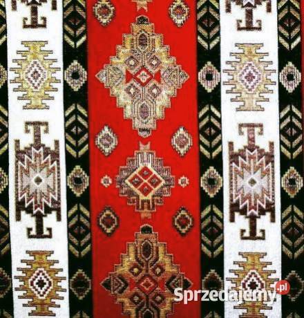 Szlachetny ŻAKARD 7mb Złota Nić Orient Styl wielokolorowy Wrocław