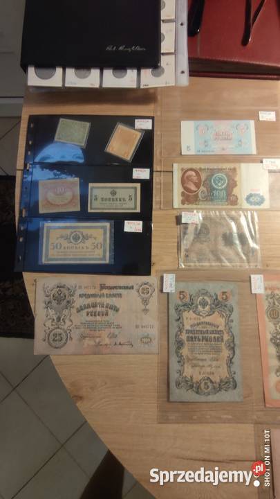Banknoty ROSJA rózne Milicz