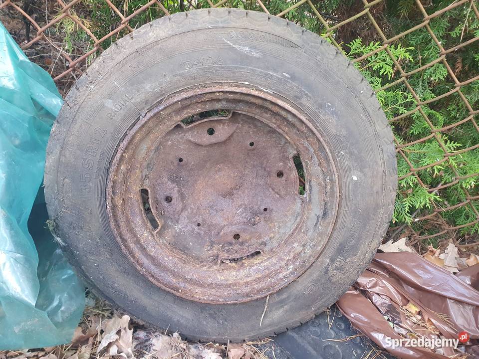 Koła z felgami stare Rekord Wartburg Fiat mazowieckie Warszawa sprzedam
