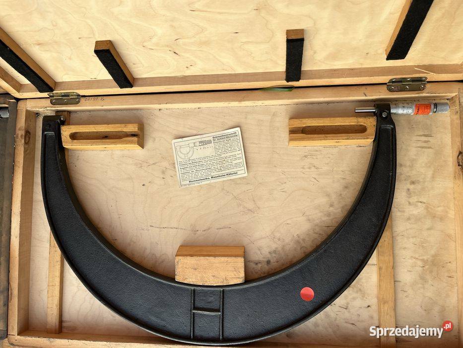 Mikrometr zewnętrzny HOMMEL WERKE 425450 mm 001 wielkopolskie Tuliszków sprzedam