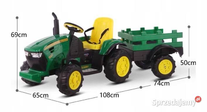 Traktor JOHN DEERE z przyczepą firmy Peg Perego Pojazdy elektryczne i spalinowe mazowieckie Milanówek