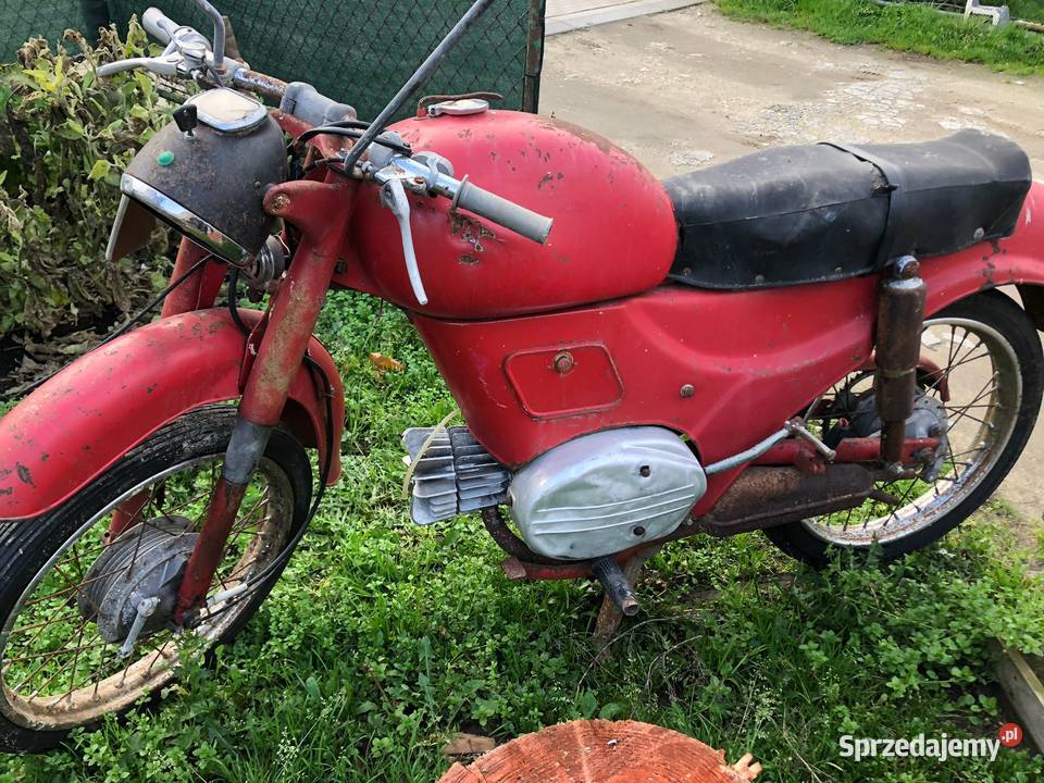 Motocykl zabytkowy włoski Moto Guzzi Zigolo śląskie Częstochowa