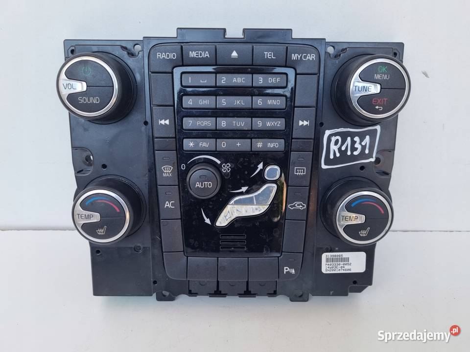 PANEL KLIMATYZACJI Volvo S60 II V60 I XC60 I lubelskie Rudka