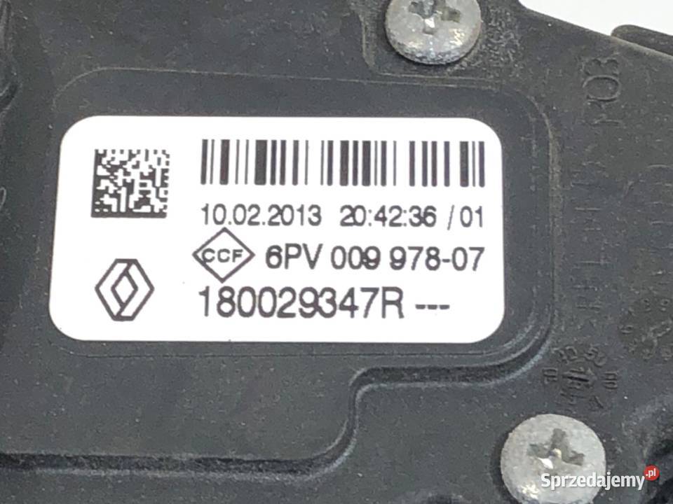 POTENCJOMETR GAZU RENAULT CLIO IV 180029347R 15 osobowe
