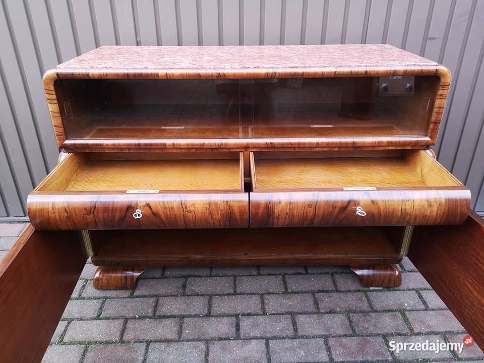 Komoda Pomocnik ARTDECO Orzech Stara Antyk wielkopolskie Swarzędz