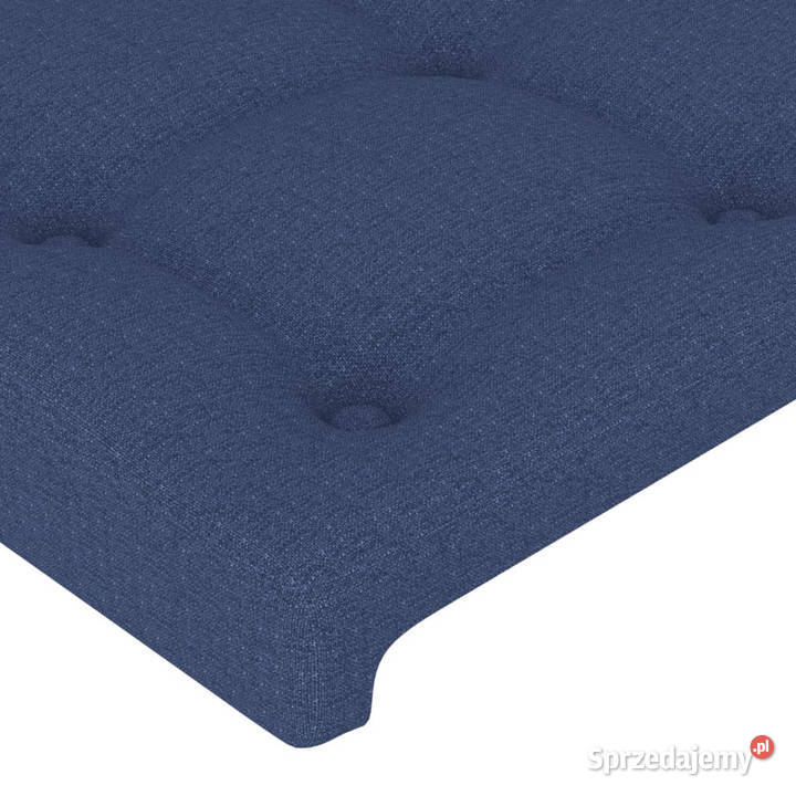 Zagłówek do łóżka z LED niebieski 90x5x7888