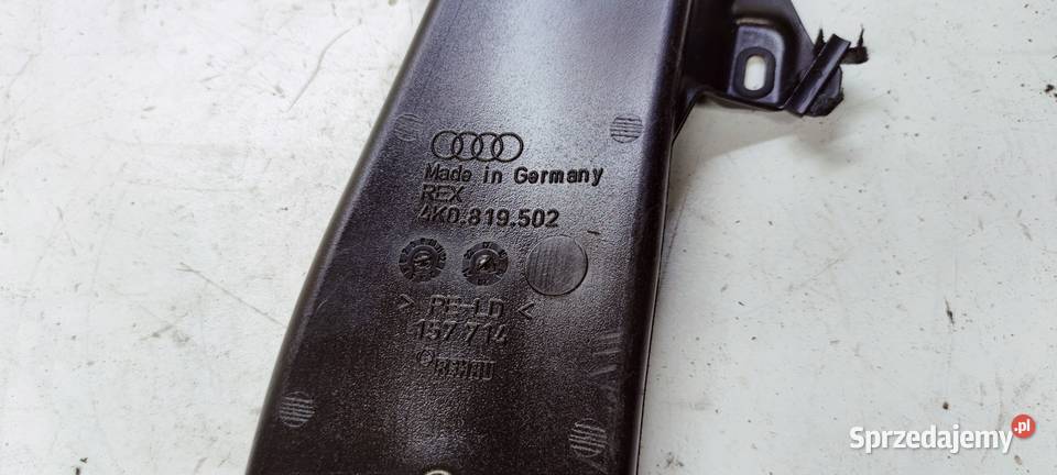KANAŁ POWIETRZNY TUNEL PRAWY AUDI A6 C8 śląskie Przystajń